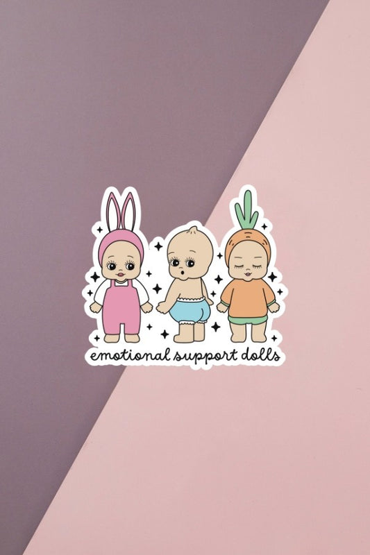 Emotional Support Dolls Sticker