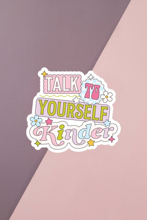 Talk To Yourself Kinder Sticker