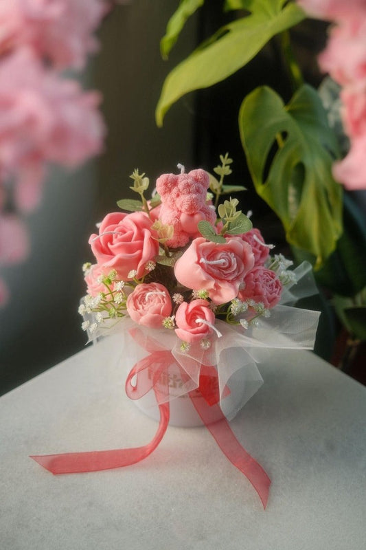 Floral Bouquet Candle Box - faith&joy