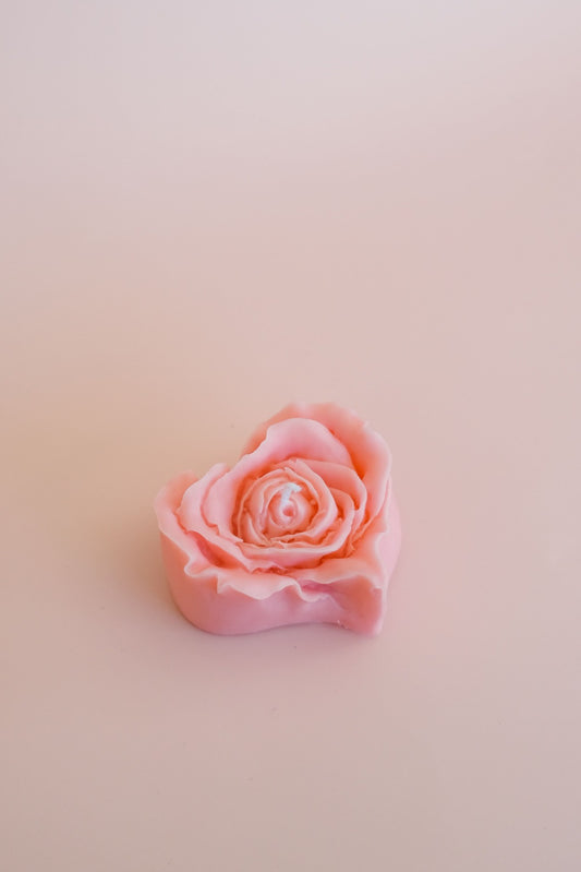 Rose Heart Candle
