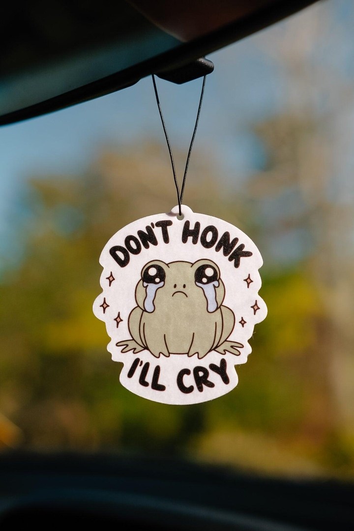 Don't Honk I'll Cry - Lemon Air Freshener - faith&joy