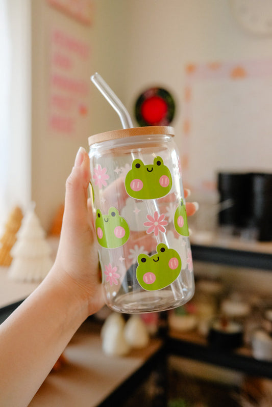 Froggy Glass Tumbler