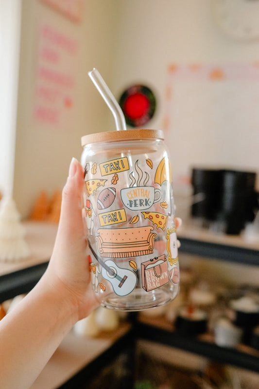 Central Perk Glass Tumbler