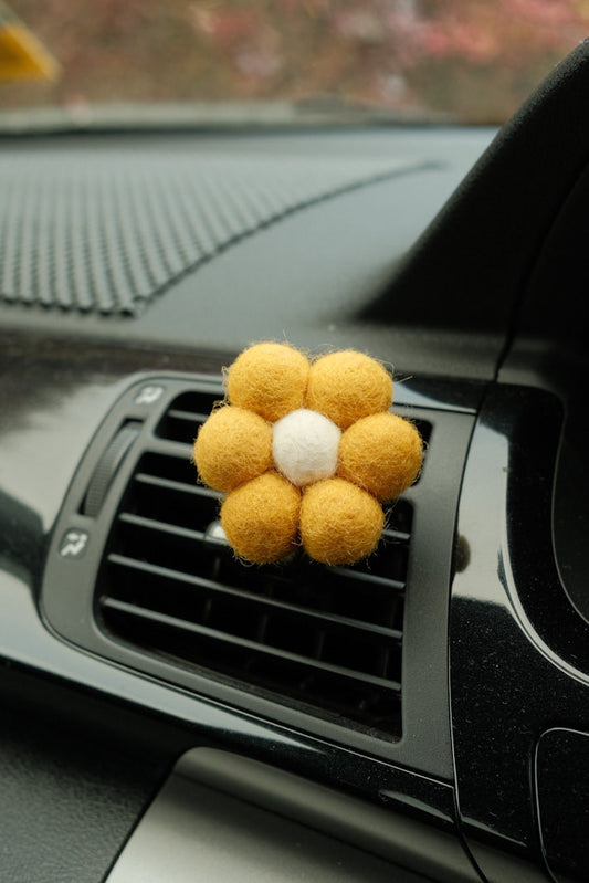 Daisy Air Freshener - Yellow